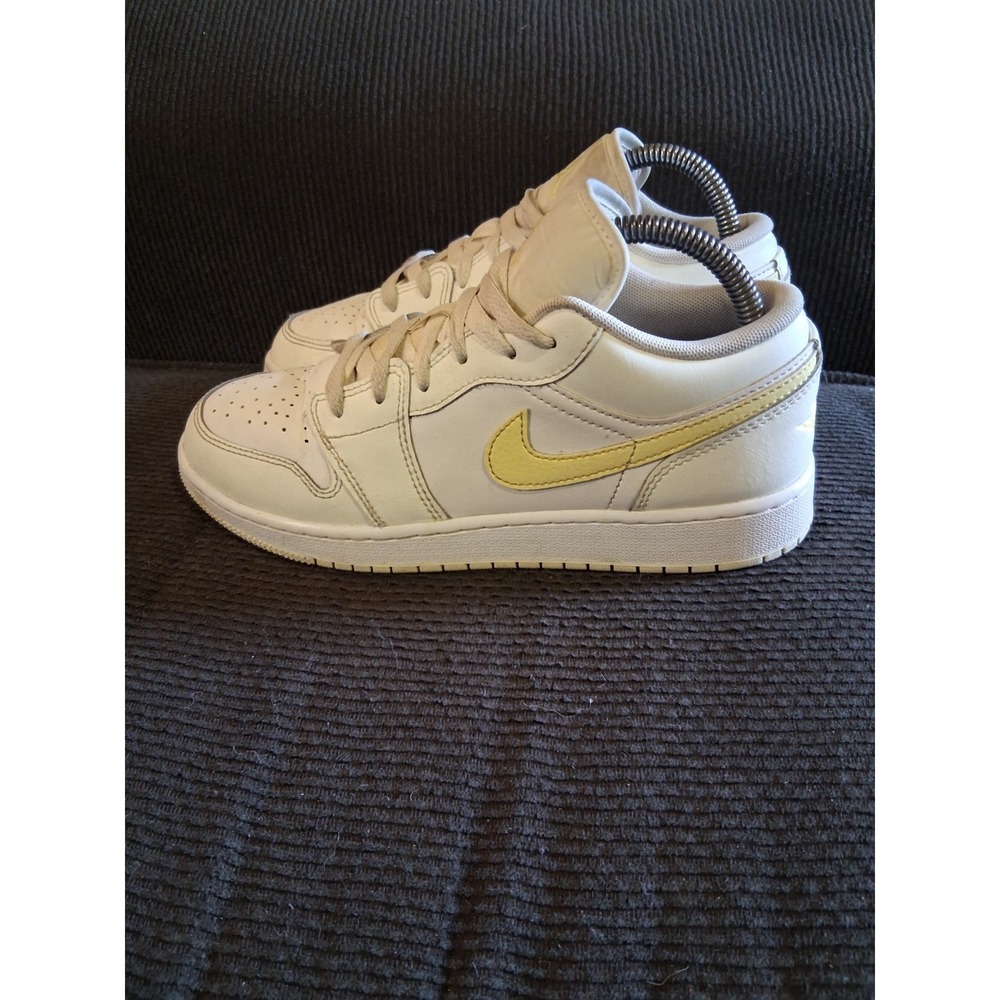 Nike Shoes Womens 8 Youth 6.5Y Air Jordan 1 Low GS Sail/Light Laser Orange